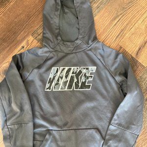 Nike Dri-Fit Hoodie - Gray - Youth XL